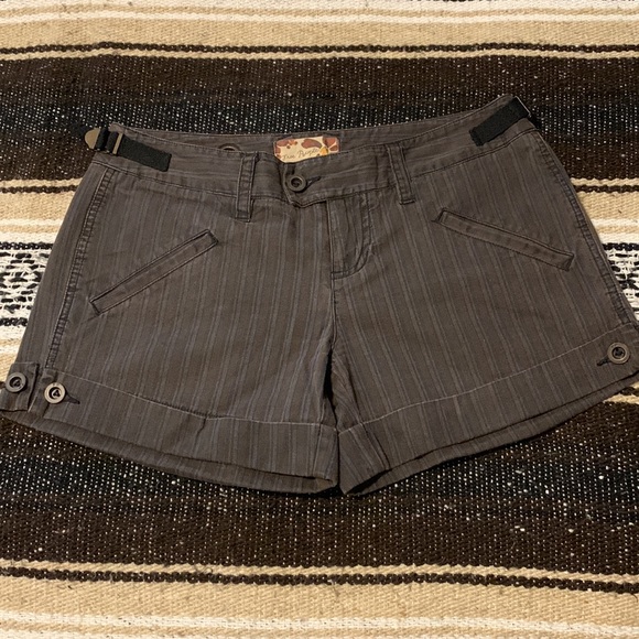 Free People Striped Poplin Shorts! - Picture 2 of 7